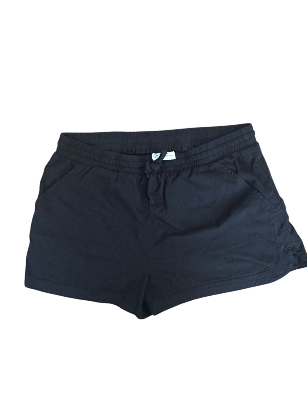 Hurley Women's Black Athletic Drawstring Shorts